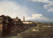 BELLOTTO, Bernardo View of Turin near the Royal Palace oil
